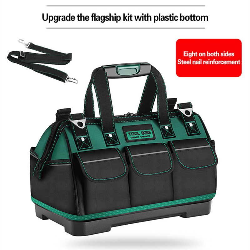 Tool Bag Multifunctional tool kit electrician strong and durable maintenance canvas woodworking bag portable thickening large storage bag 230130