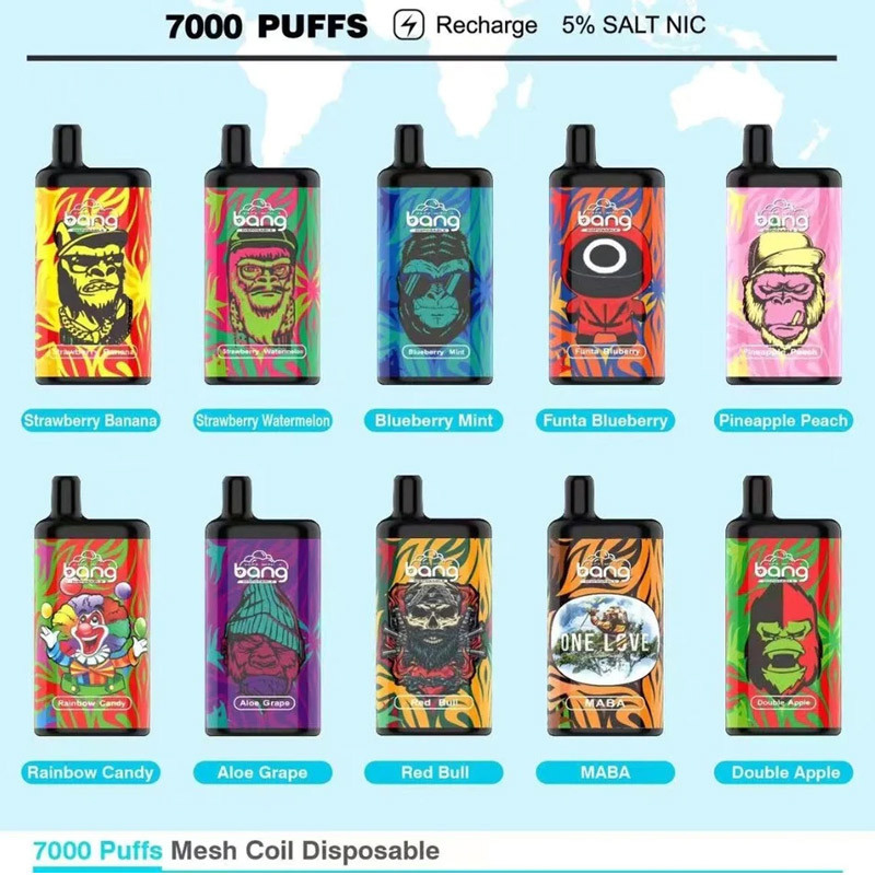 original bang 7000 puffs disposable vape electronic cigarettes disposables vapes desechables vaper puff rechargeable battery mesh coil carts pods puffbars bar 5%
original bang 7000 puffs disposable vape electronic cigarettes disposables vapes desechables vaper puff rechargeable battery mesh coil carts pods puffbars bar 5%