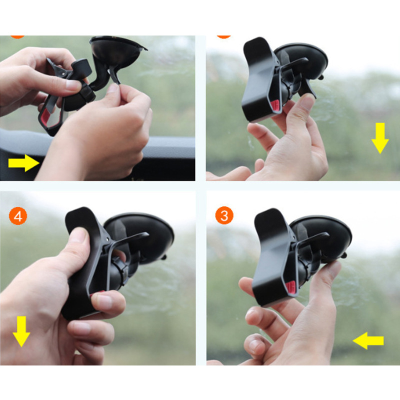 Universal Dashboard Mount Gps Phone Stands Windshield Suction Cup Holder 360 Degree Rotating Vehicle Support Car Phone Holder