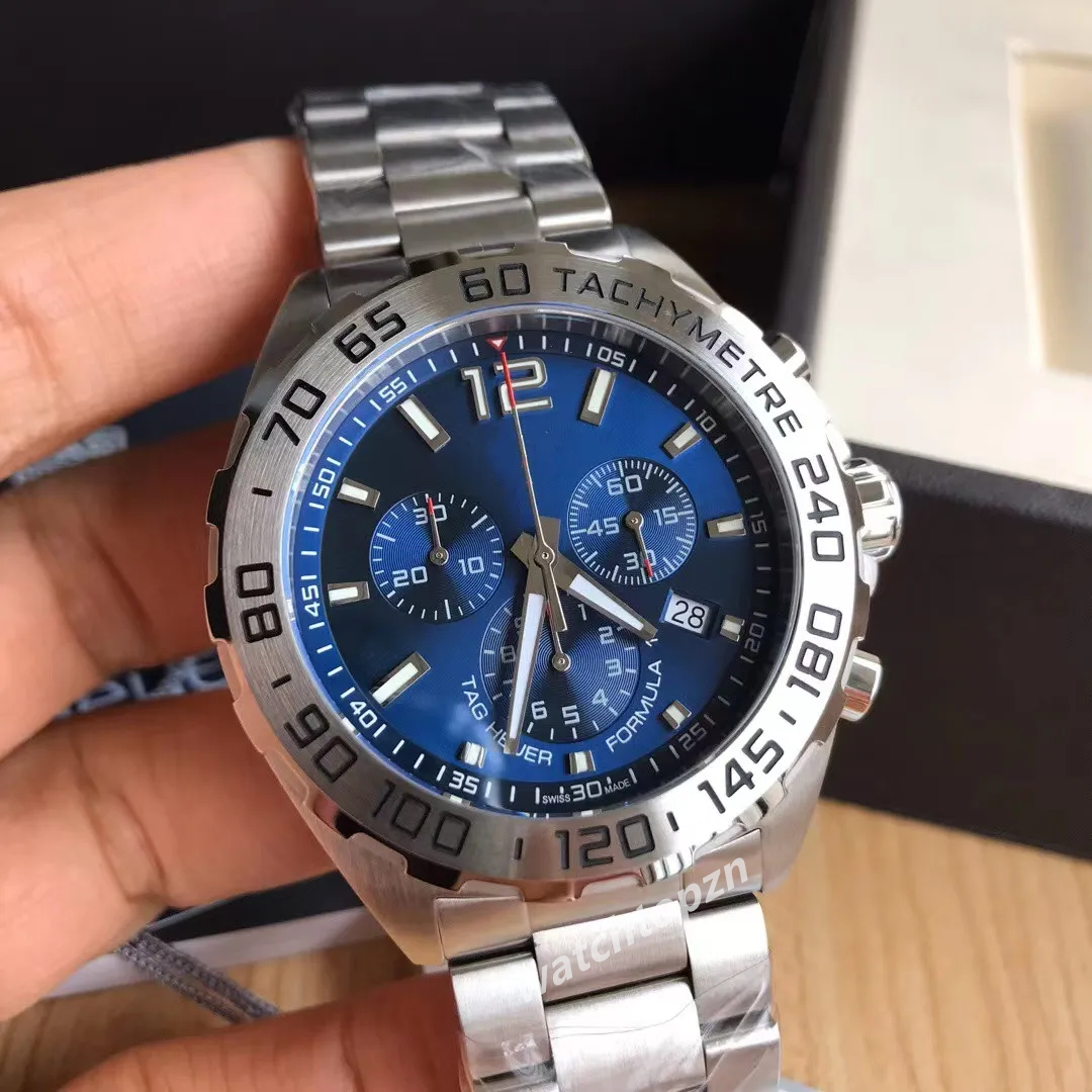 quartz watch with diameter of 43mm equipped with Swiss six-needle timing band calendar movement sapphire glass mirror fine steel watchband Wristwatches men watch, As picture
quartz watch with diameter of 43mm equipped with Swiss six-needle timing band calendar movement sapphire glass mirror fine steel watchband Wristwatches men watch, As picture