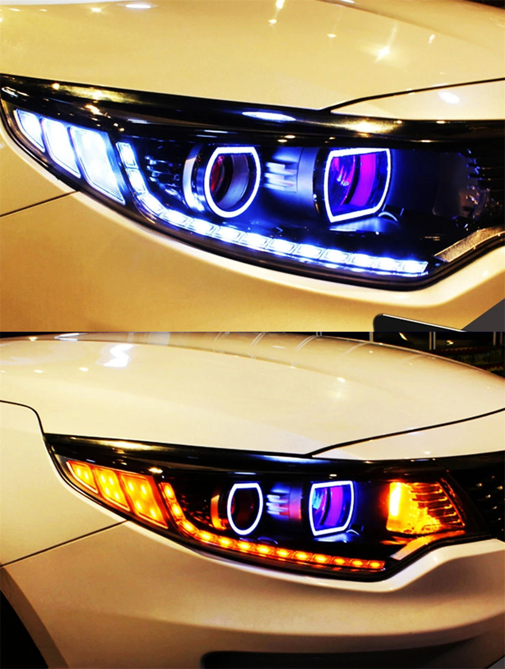 High Beam LED Bulb Headlights for KIA K5 Optima LED Headlight 20 15-20 18 Turn Signal Running Lights