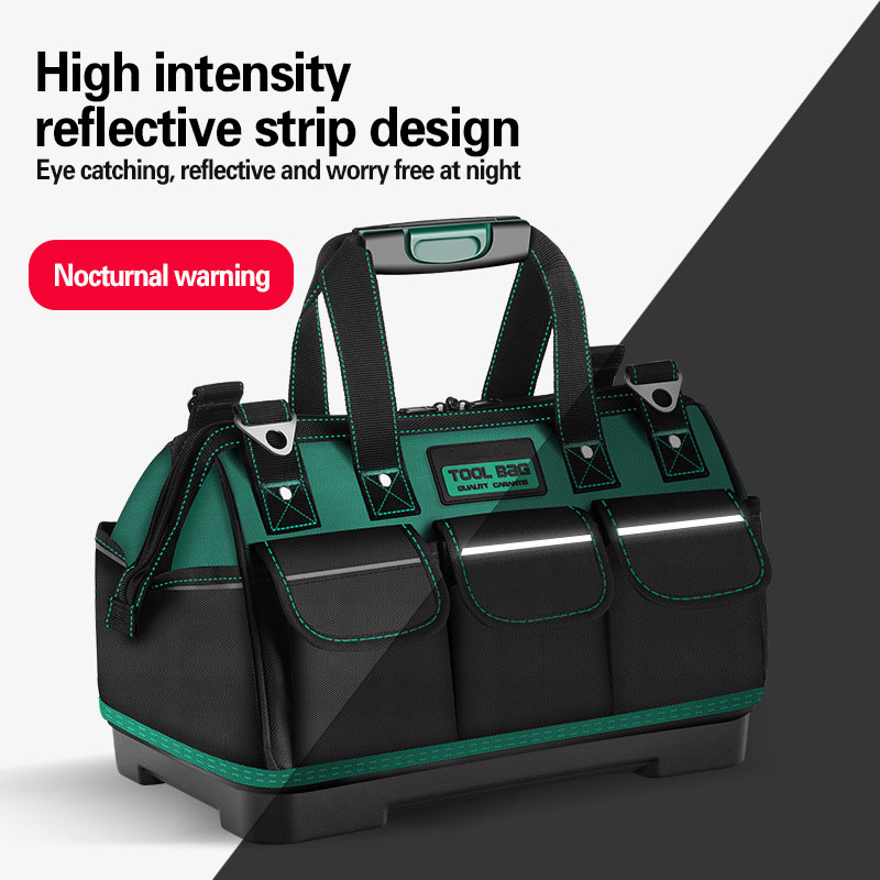 Tool Bag Multifunctional tool kit electrician strong and durable maintenance canvas woodworking bag portable thickening large storage bag 230130