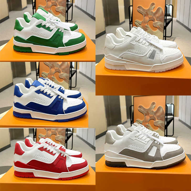 Designer Luxurys Trainer Sneaker Casual Shoes For Men Womens White Natural Green Grey Cream Black Burgundy Purple Mens Sports Sneakers Trainers With Box NO401, 25
Designer Luxurys Trainer Sneaker Casual Shoes For Men Womens White Natural Green Grey Cream Black Burgundy Purple Mens Sports Sneakers Trainers With Box NO401, 25
