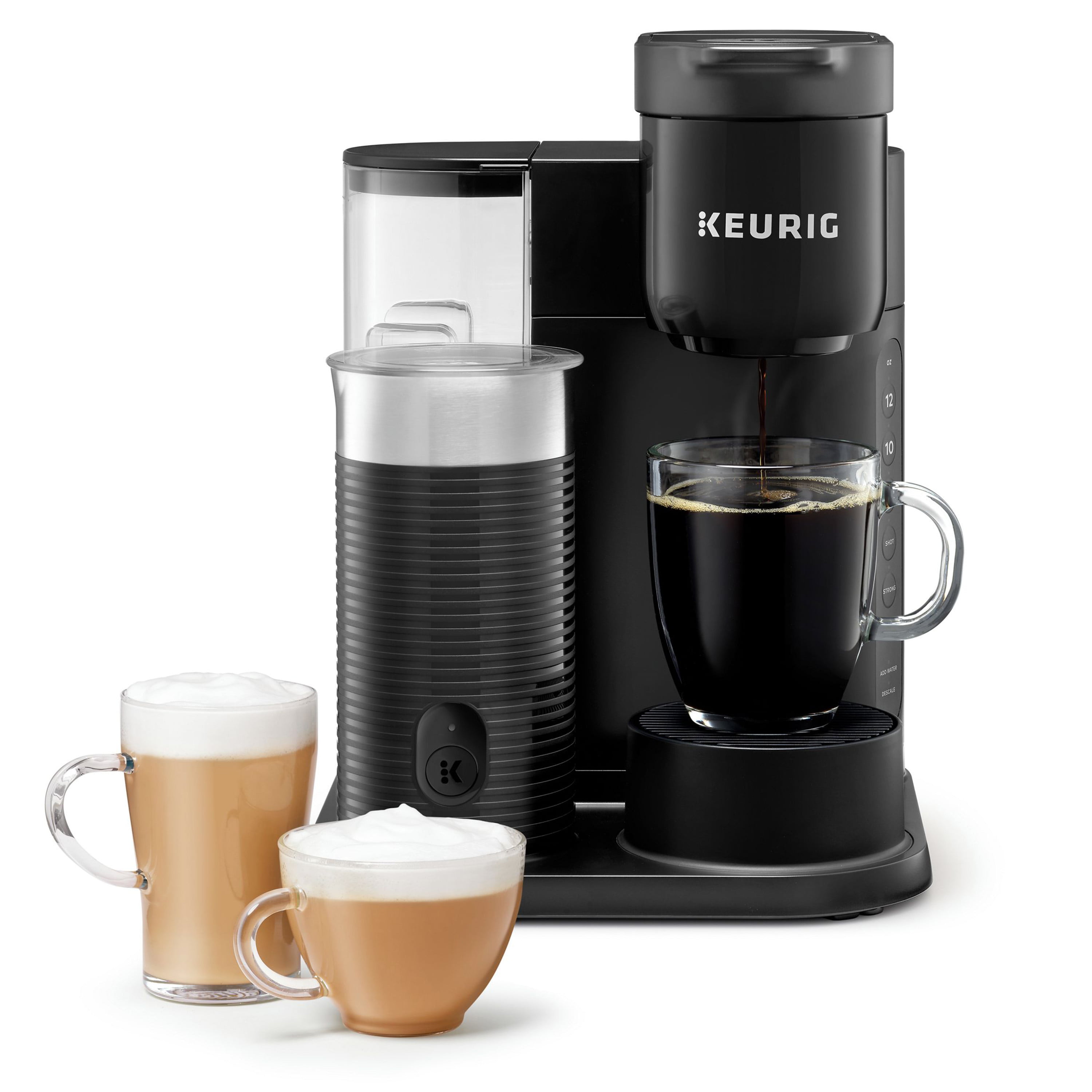 Keurig K-Cafe Essentials Single Serve K-Cup Pod Coffee Latte and Cappuccino Maker Black
Keurig K-Cafe Essentials Single Serve K-Cup Pod Coffee Latte and Cappuccino Maker Black