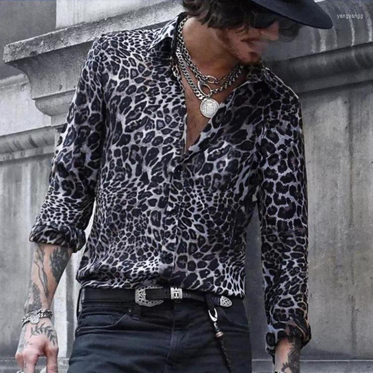 Men's Casual Shirts IN Fashion Men's Leopard Printed Cotton Polyester Shirt Mens Tops Button Down Classic Tees Holiday Wear, Black
Men's Casual Shirts IN Fashion Men's Leopard Printed Cotton Polyester Shirt Mens Tops Button Down Classic Tees Holiday Wear, Black