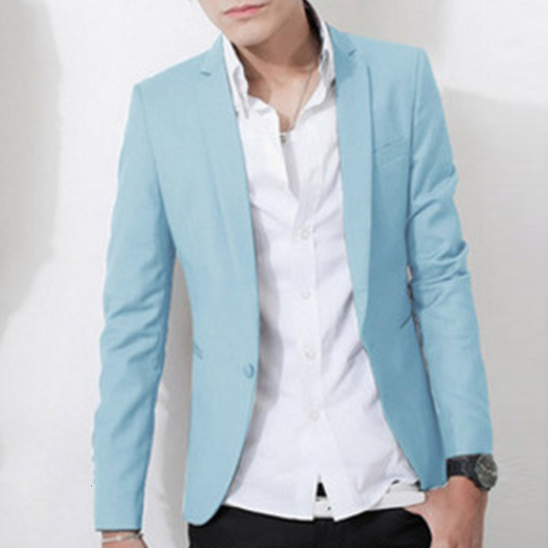 Men's Suits Blazers Men Formal Suit Jackets Business Uniform Work Blazer Tops Solid Regular Slim Fit White Wedding Suit for Men 3XL Blazer Jacket