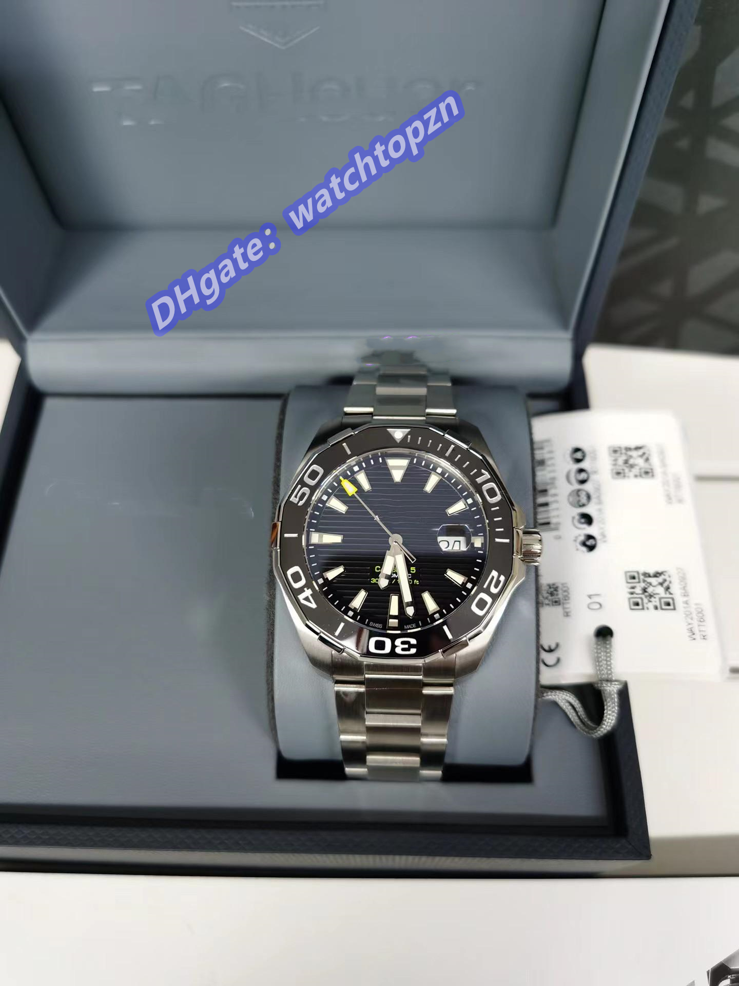 43mm watch Swiss SW200-1 Movement sapphire crystal glass mirror 904 fine steel case waterproof function designer Watch Included box, As picture
43mm watch Swiss SW200-1 Movement sapphire crystal glass mirror 904 fine steel case waterproof function designer Watch Included box, As picture