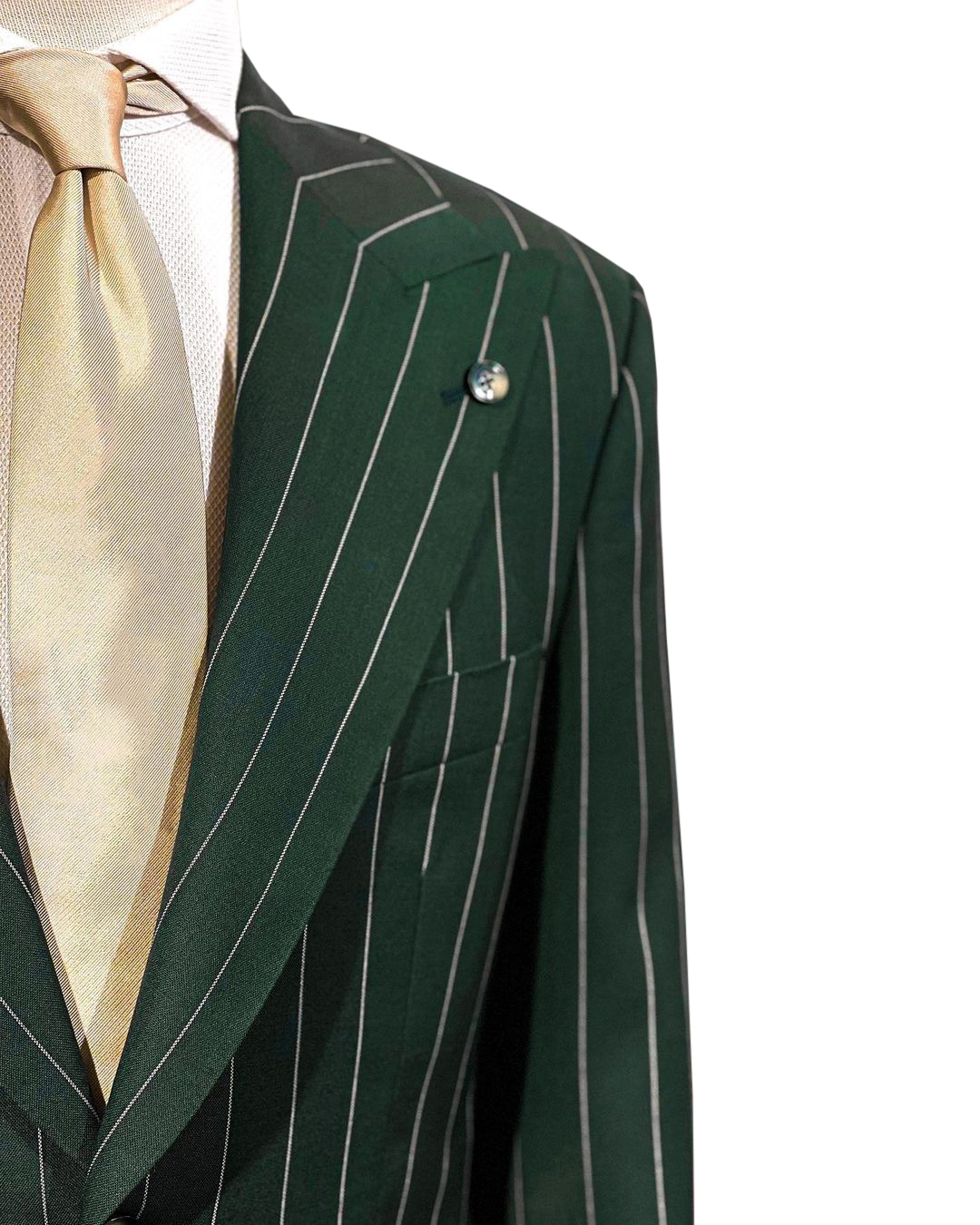 Two Pieces Wedding Tuxedos Men Suits Stripe Fashion Casual Fit Suit Jacket Two-Button Customized Peaked Lapel Pockets Bridegroom Groomsman Coat Pants