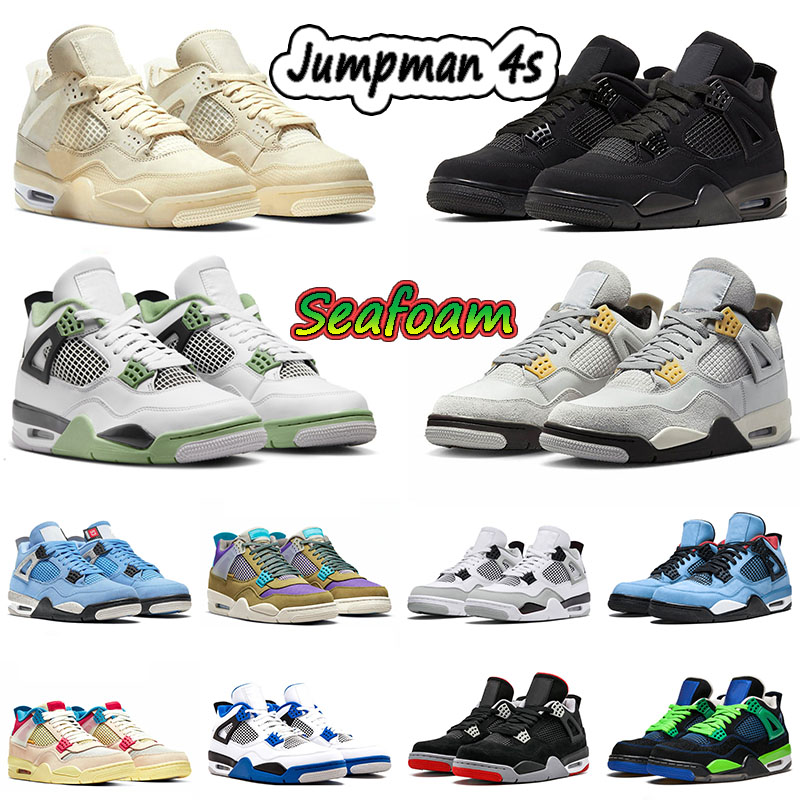 

Jumpman 4 With Box Basketball Shoes Mens Womens Seafoam Doernbecher Black Cat Sail Motorsport University Blue White Oreo 4s Photon Dust Sneakers Trainers Big Size 13, 36-47 blue thunder