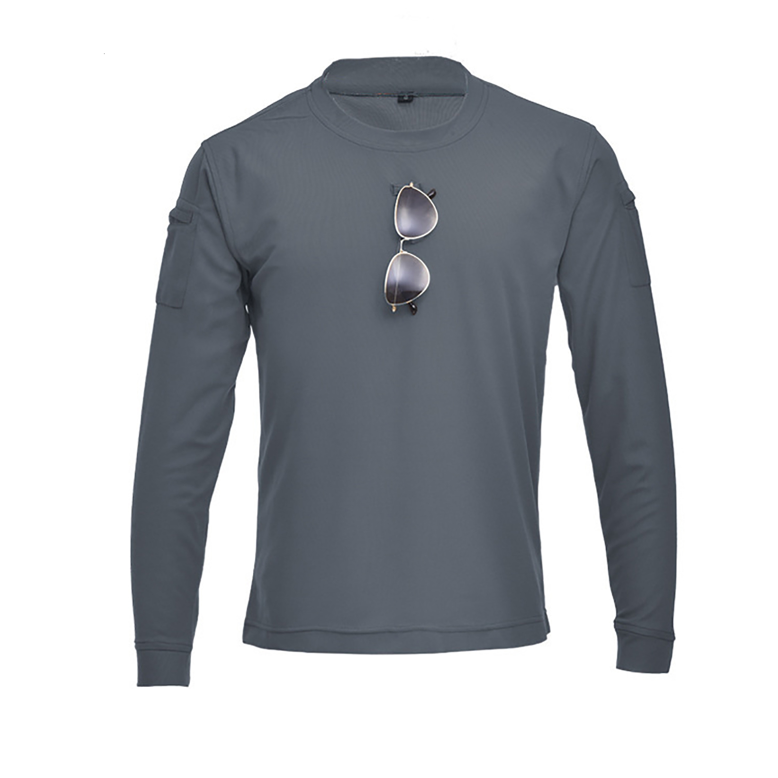 Men's TShirts Casual O Neck Sweat Loose Pullover Tshirt Shirts tshirt Fit Solid Color Warm Long Sleeve 230130