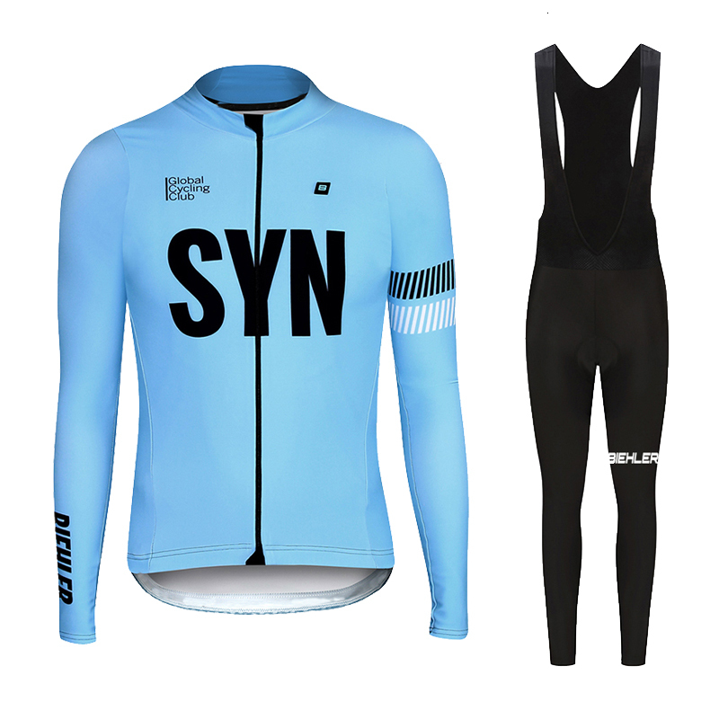 Cycling Jersey Sets BIEHLER Long sleeve clothing SYN Spring Autumn set Bike Clothing MTB maillot Ropa Ciclismo 221201