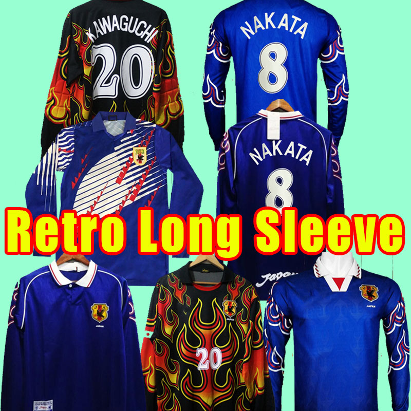 Long sleeve RETRO Japan Soccer jerseys SOMA AKITA OKANO NAKATA Mens Short sleeve National Team KAWAGUCHI KAZU HATTORI Football Shirtm 1995 1996 1998 98
Long sleeve RETRO Japan Soccer jerseys SOMA AKITA OKANO NAKATA Mens Short sleeve National Team KAWAGUCHI KAZU HATTORI Football Shirtm 1995 1996 1998 98