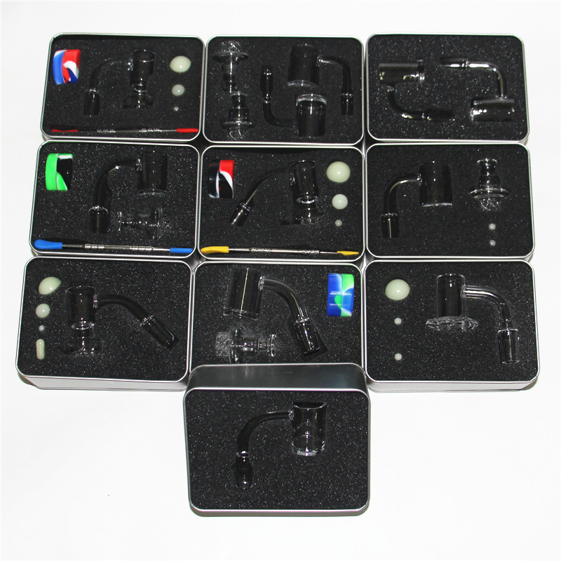 Hookahs Terp Slurper Quartz Bangers & Terp Pearl & Glass Cyclone Cap 25mm Flat Top quartz banger sets spinner carb caps With Metal Box Packaging
Hookahs Terp Slurper Quartz Bangers & Terp Pearl & Glass Cyclone Cap 25mm Flat Top quartz banger sets spinner carb caps With Metal Box Packaging