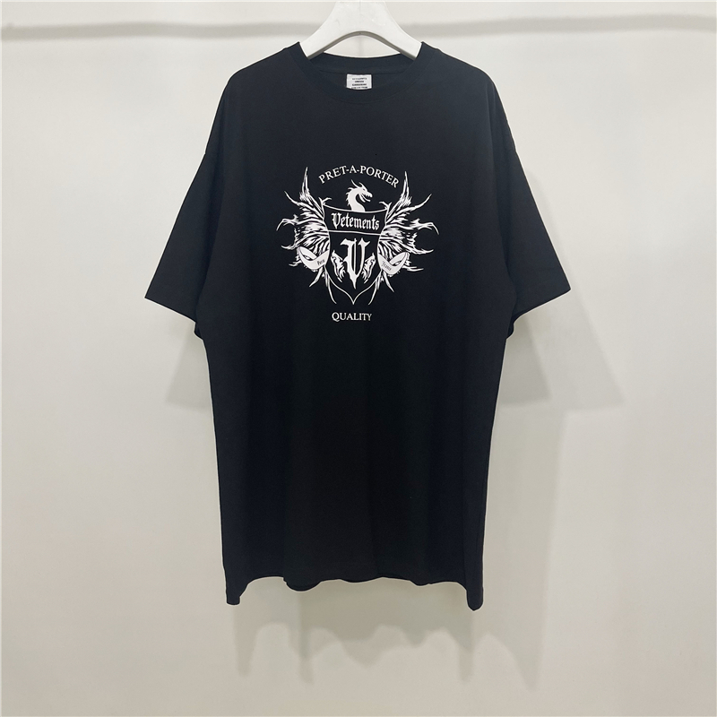 Men's T-Shirts Good Quality Vetements Fashion Shirts Men 1 1 Seven Languages Vintage Women T Shirt Oversized Tee Mens Clothing s4