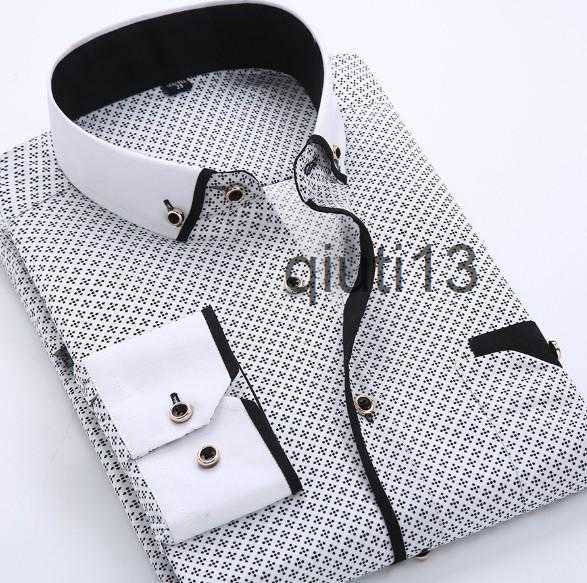 Men's T-Shirts Fashion Men Shirts Long Sleeve Mens Dress Shirts Cotton White Black Shirt Men Shirt Plus Size Slim Fit Homme T2301314
Men's T-Shirts Fashion Men Shirts Long Sleeve Mens Dress Shirts Cotton White Black Shirt Men Shirt Plus Size Slim Fit Homme T2301314