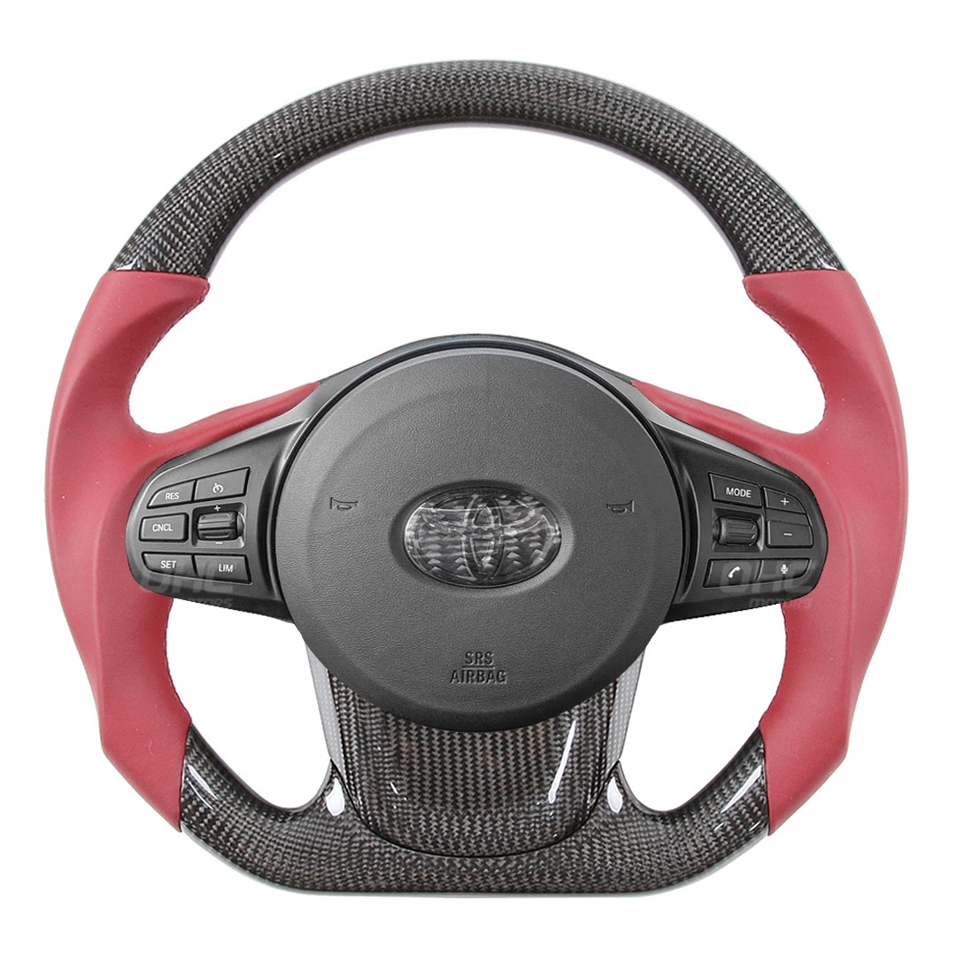 Customized Carbon Fiber Steering Wheel kit for Toyota Supra A90 Racing Wheel
