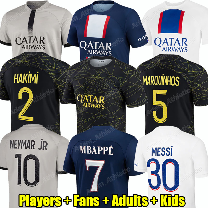 Maillot Paris MBAPPE soccer jerseys 22 23 NEYMAR HAKIMI MARQUINHOS football shirts player version kids kit N.MENDES SERGIO RAMOS VERRATTI KIMPEMBE jersey 2022 2023, 22-23 4th
Maillot Paris MBAPPE soccer jerseys 22 23 NEYMAR HAKIMI MARQUINHOS football shirts player version kids kit N.MENDES SERGIO RAMOS VERRATTI KIMPEMBE jersey 2022 2023, 22-23 4th