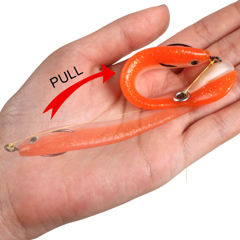 Baits Lures 6g 10cm 1pcs Loach Bass Pike Trout Soft Fishing Bait Bouncing Lure Simulation Bionic Silicone Tail Wobbler 230801