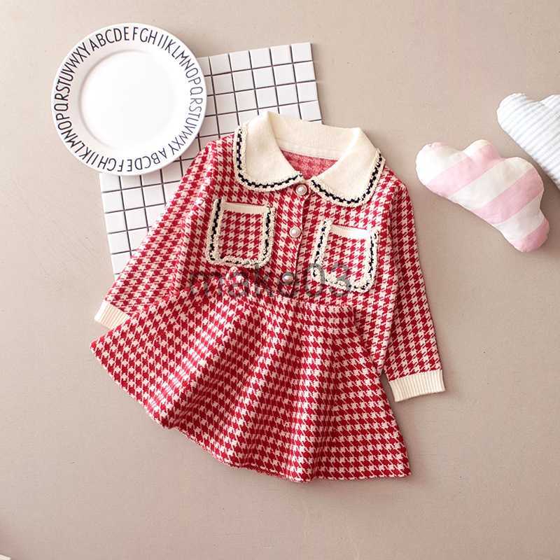 Cardigan Kids Girls Long Sleeve Kids Sweaters Fashion Kids Wear Knitted Cardigan and Skirt Clothing Suit for Children Baby Girl J230801