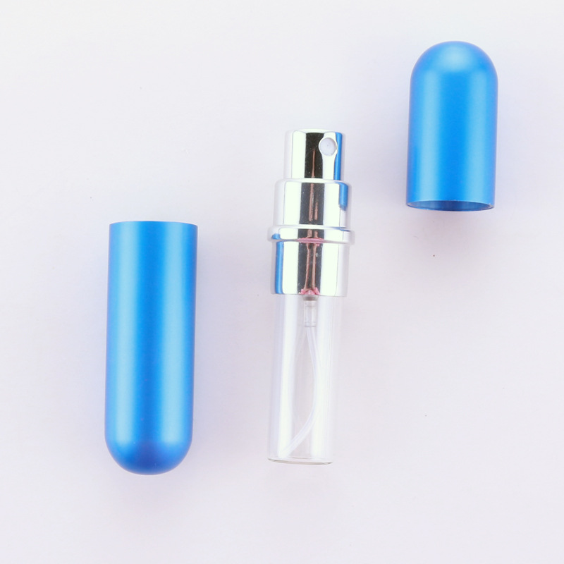 5ml Perfume Atomizer Bottle Portable Mini Aluminum Refillable Spray Perfume Bottles Makeup Containers For Traveler