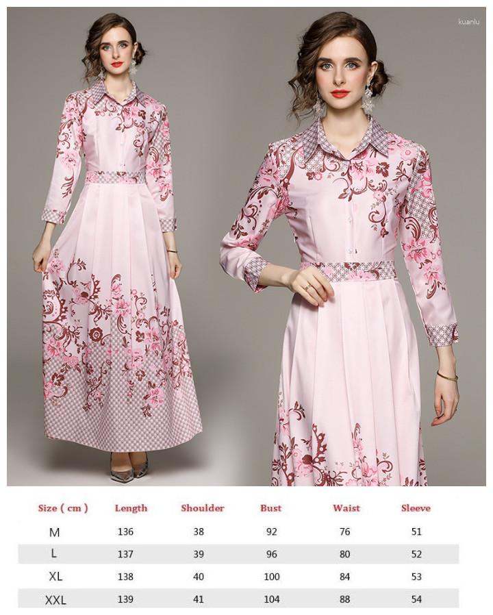Casual Dresses Leopard Print Shirt Maxi Dress Long Sleeve Women Designer Holiday Lapel Ribbon Lace Up Bow Slim Elegant Simple
