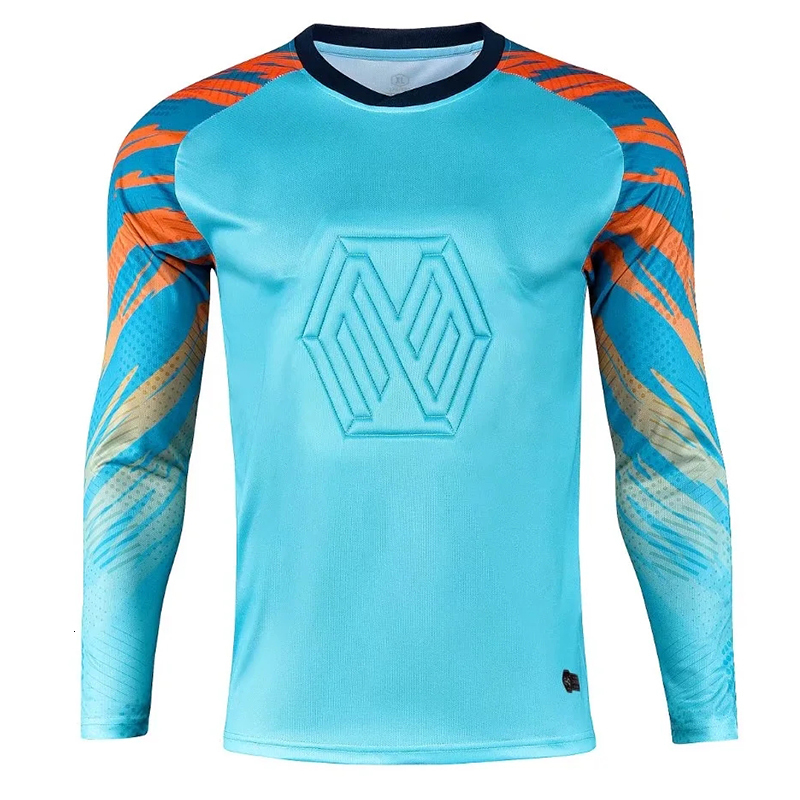 Outdoor TShirts soccer goalkeeper jerseys shirts Men kids Football Long Sleeves Goal Keeper Uniforms Adult Kids Soccer Shirt Kit Goalkeeper 230801