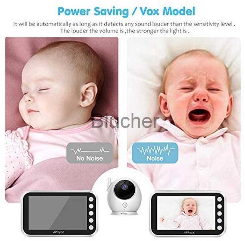 Other Wireless Color Smart Baby Monitor with Camera Surveillance Nanny Cam Security Electronic Babyphone Cry Babies Feeding x0731