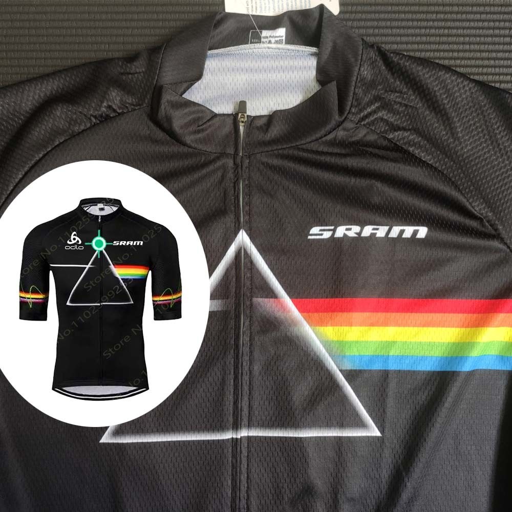 Cycling Jersey Sets SRAM Set Road Bike Equipment Mens Shirt Clothing Shorts Men Downhill Quick Dry Clothes Aerobic 230801