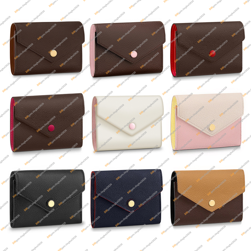 Ladies Fashion Casual Designer Luxury VICTORINE Wallet Coin Purse Key Pouch M41938 M62472 M62360 N41659 N64022 M64060 M81285 M80968 High Quality TOP 5A Card package