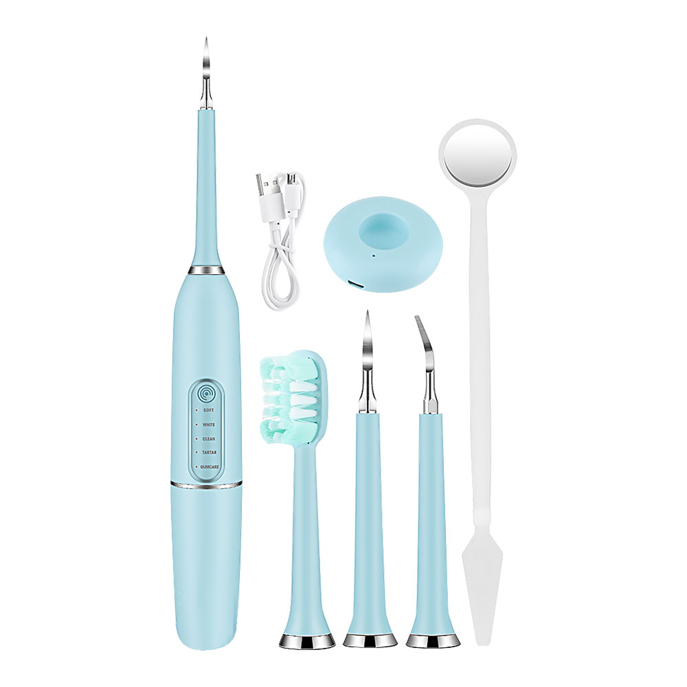 ultrasonic waterproof dental scaler for teeth tartar stain tooth calculus remover electric dental cleaner with 800mah battery electric sonic teeth ora