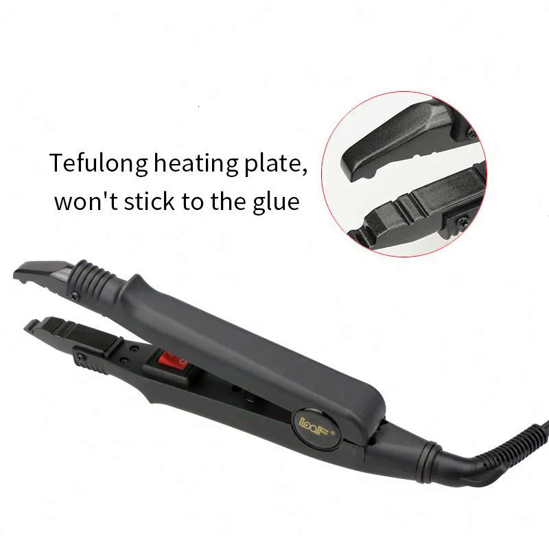 Connectors Loof Hair Extension Iron Professional Hair Styler Salon Model-Flash Keratin Bonding Tools Constant Temperature EUAUUSUK plug 230731