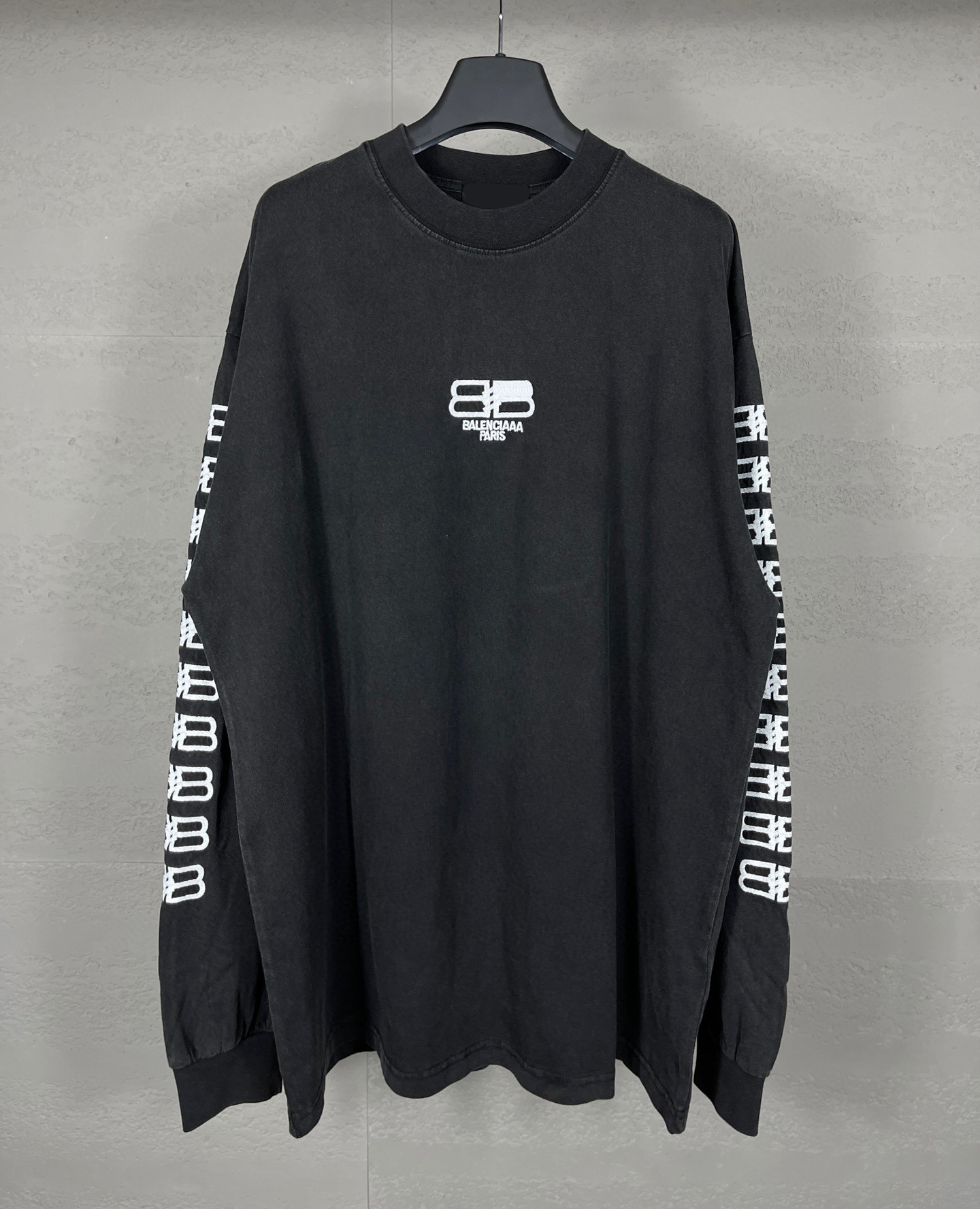 Men's Plus Size Hoodies & Sweatshirts Round neck embroidered and printed polar style summer wear with street pure cotton f22d