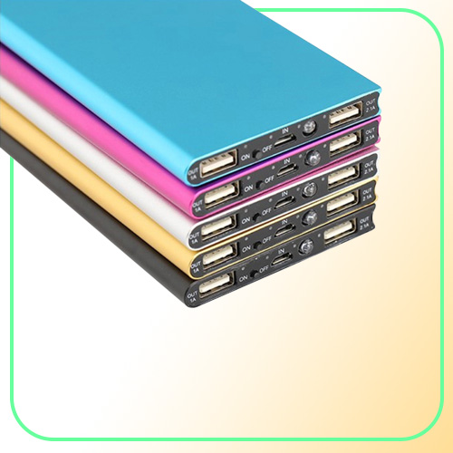 Ultra Slim 20000mAh Portable Power Bank Phone Charger Polymer Powerbank Battery Powerbank with LED Light for Mobile Phones5639478
