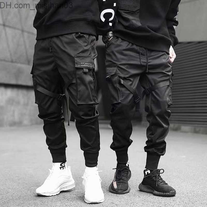 Men's Pants Hip Hop Cargo Pants Men's Street Clothing Cotton Jogger Fashion Sports Pants Men's Casual Haute Trousers Summer Harajuku Pa