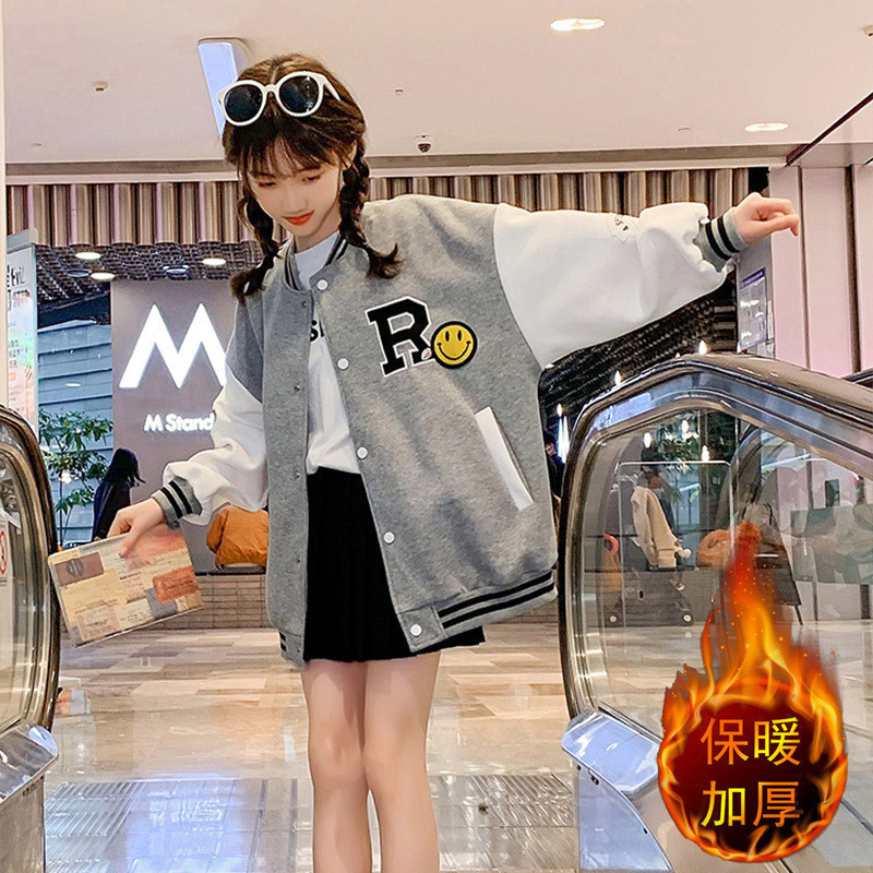 Jackets Girls Baseball Jackets For 5-14 Years Old Teens Clothes For Teenage Girls Sports Outerwear Coat Spring Fashion Jacket 230731