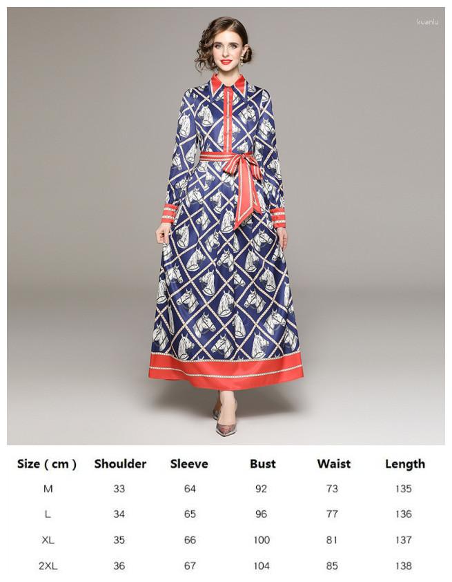 Casual Dresses Leopard Print Shirt Maxi Dress Long Sleeve Women Designer Holiday Lapel Ribbon Lace Up Bow Slim Elegant Simple