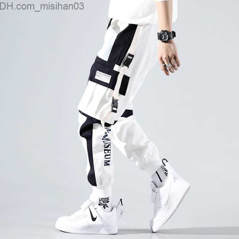 Men's Pants Hip Hop Cargo Pants Men's Street Clothing Cotton Jogger Fashion Sports Pants Men's Casual Haute Trousers Summer Harajuku Pa
