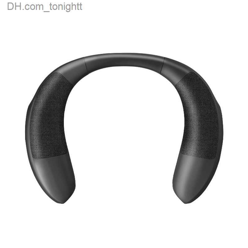 Portable Speakers Factory price High quality hot wearable wireless neck band speaker EBS909 U-shaped true stereo bass HIFI music box outdoor Z230801