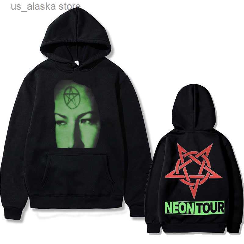 Men's Hoodies Sweatshirts Rapper Playboi Carti Neon Tour Premium Yee Graphic Print Hoodie Men Women Hip Hop Hoodies Man Coat Men's Fleece Cotton Clothes T230731