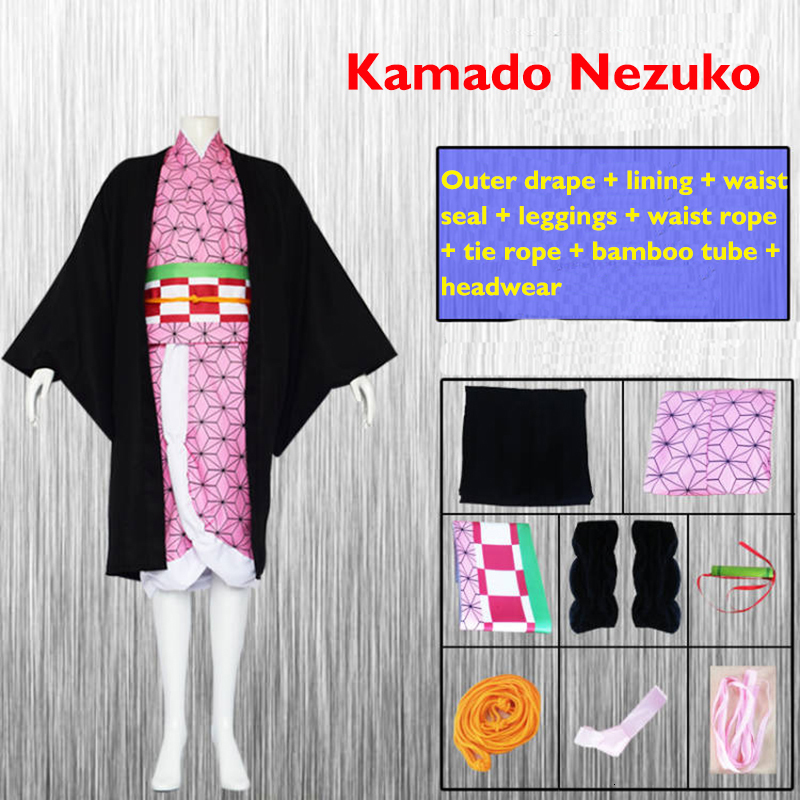 Cosplay Demon Slayer Cosplay Tanjiro Nezuko Cosplay Kids Shinobu Costume Japanese Anime Cartoon Halloween Costume Christmas Gifts 230731