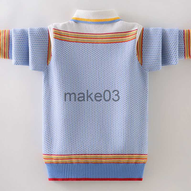 Cardigan Winter Children's Clothing Boy's Clothes Pullover Knitting Sweater Kids Clothes Cotton Products Keep Warm Boy Sweater J230801