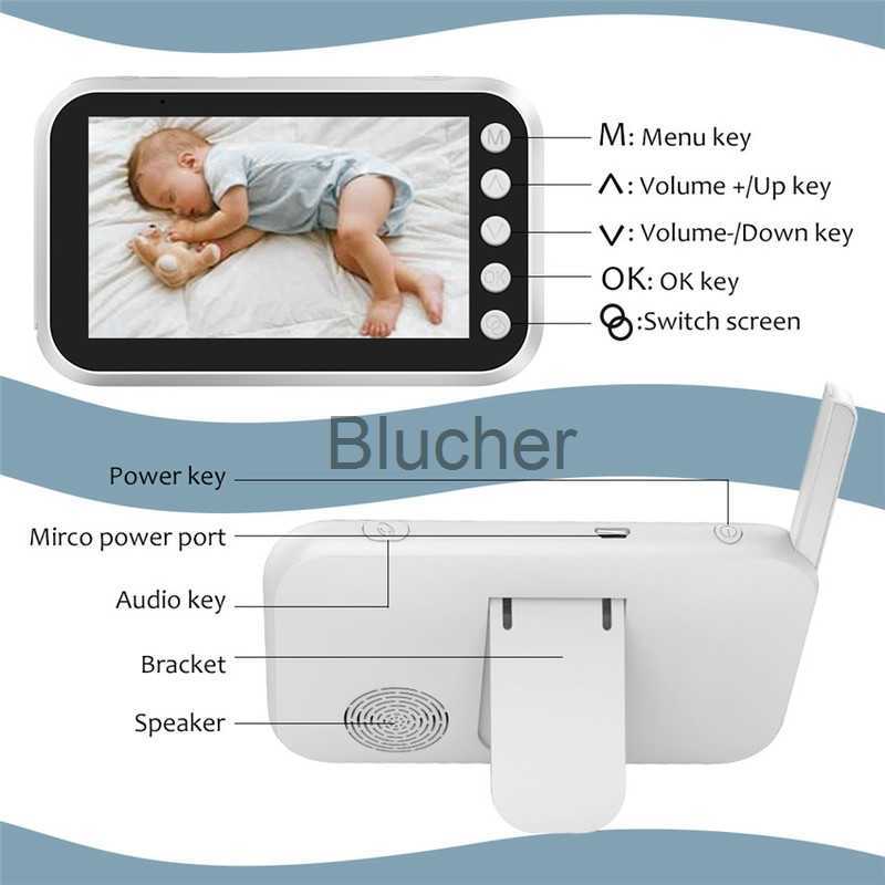 Other Wireless Color Smart Baby Monitor with Camera Surveillance Nanny Cam Security Electronic Babyphone Cry Babies Feeding x0731