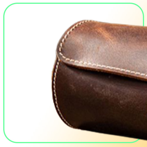 Watch Boxes Cases 3pcs Portable Roll Travel Case Chic Vine Leather Display Box