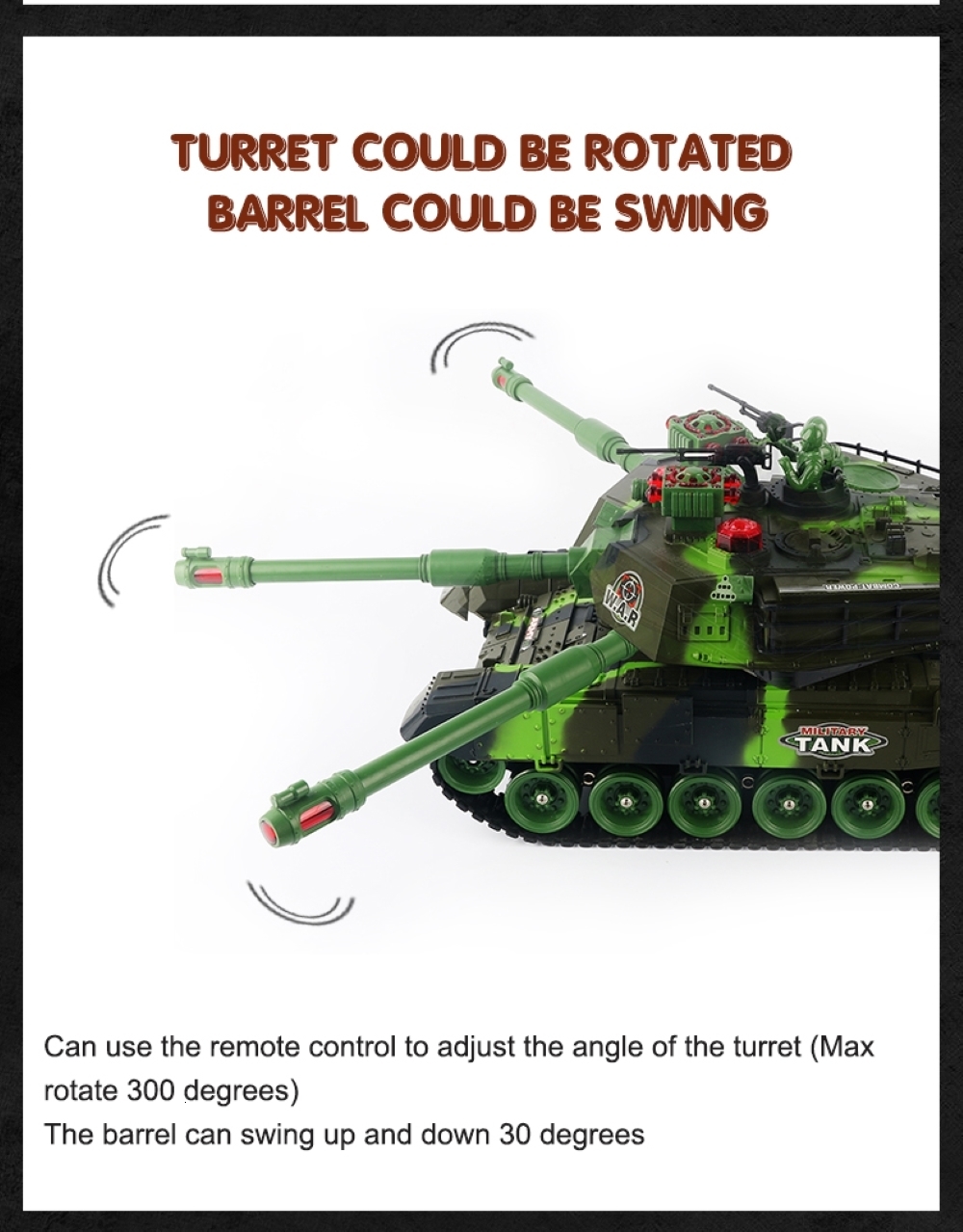 Free shipping Electric Car 12 1 30 44 33CM Super RC tank cross country tracked remote control vehicle charger battle boy toys for kids children