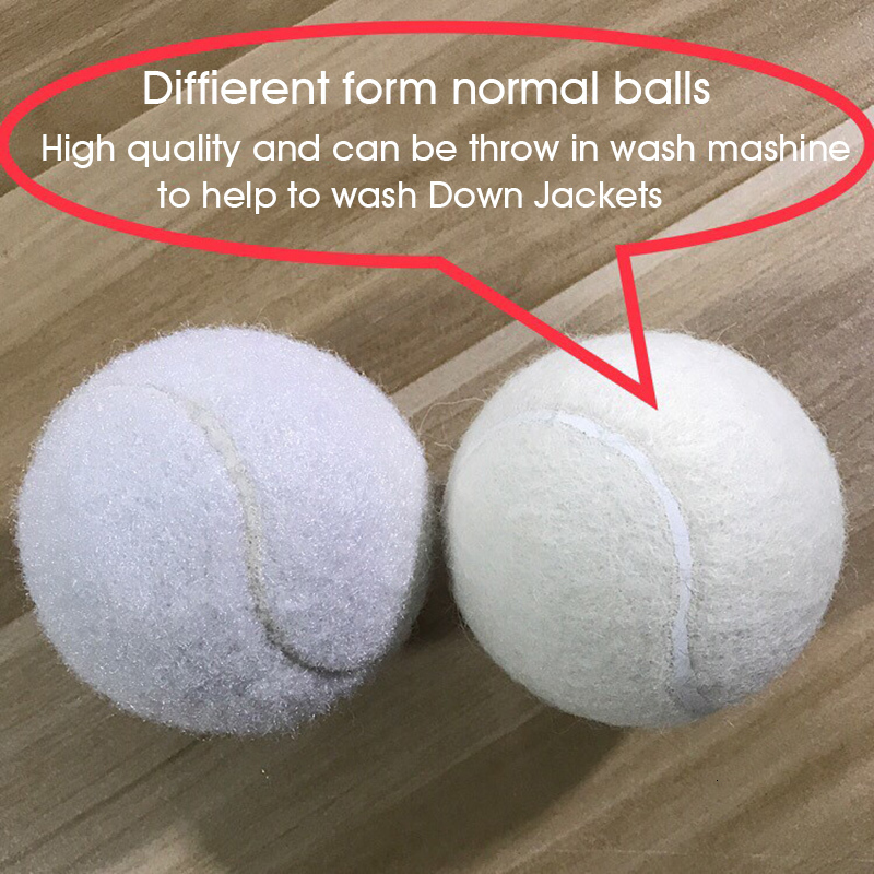 Tennis Balls White Wash Ball for Down Jackets Machine High Quality Grade Pack of 36 230731