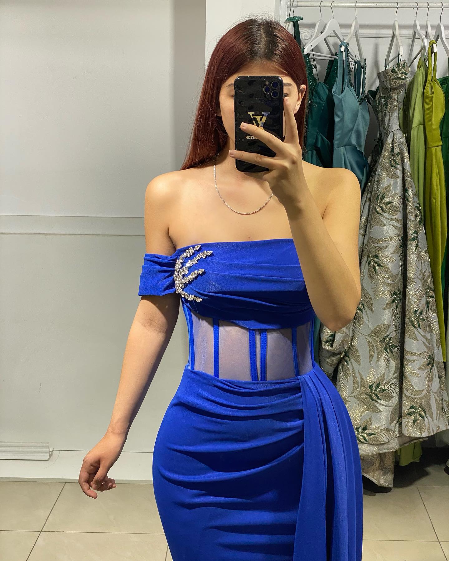 Elegant Royal Blue Evening Dresses Strapless Beads Pleats Party Prom Illusion Bone Bodice Long Dress for special ocn