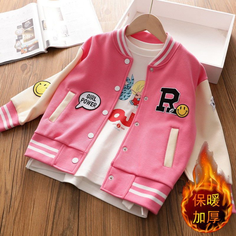 Jackets Girls Baseball Jackets For 5-14 Years Old Teens Clothes For Teenage Girls Sports Outerwear Coat Spring Fashion Jacket 230731