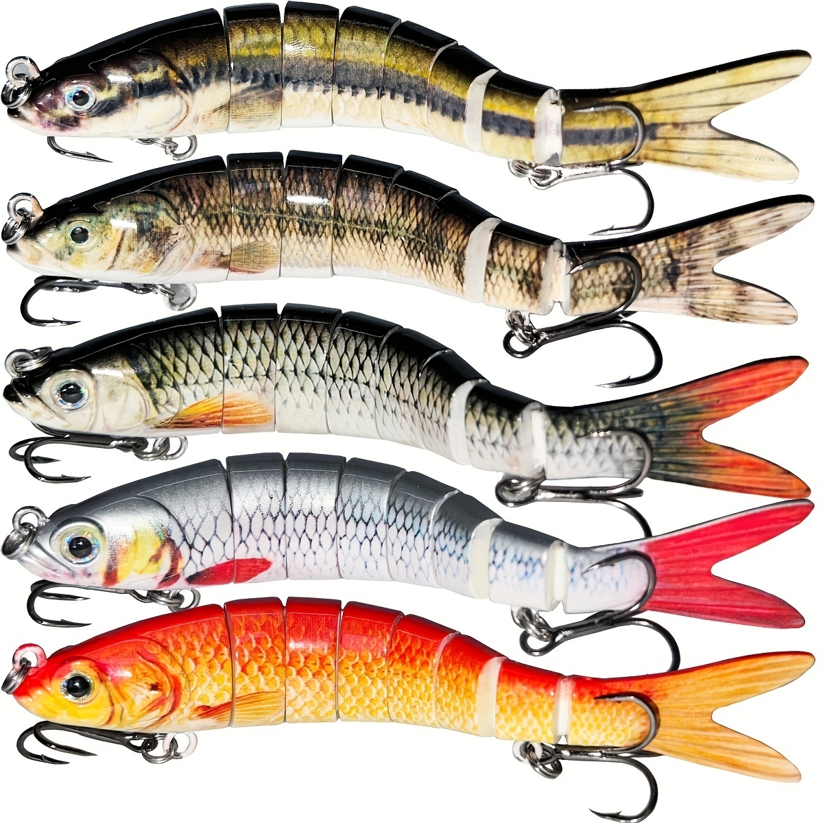 Baits Lures Proaovao 719g Swimbait Pike Wobblers Crankbait Fishing Lure Multi Jointed Hard Bait Musky Sinking Isca 230801