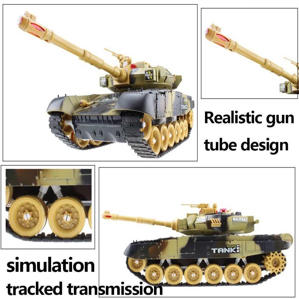 Free shipping Electric Car 12 1 30 44 33CM Super RC tank cross country tracked remote control vehicle charger battle boy toys for kids children