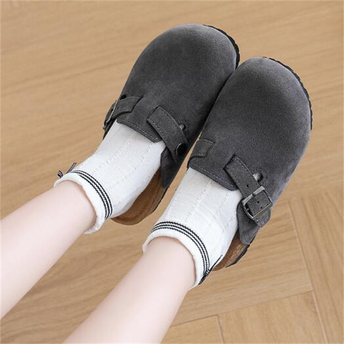 Designer Cork Flat Slippers Fashion Leather kids Slipper Favourite Beach Sandals Boys Girls Youth Children Casual Shoes Clogs Bag Head Non-slip Slides